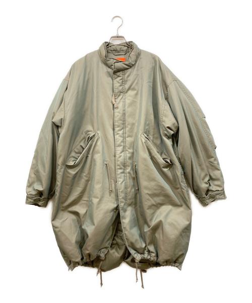 BEAMS（ビームス）BEAMS (ビームス) シャンブレーダウンモッズコート カーキ サイズ:Mの古着・服飾アイテム