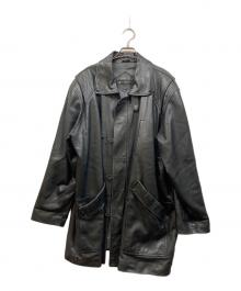 LANVIN（ランバン）の古着「ラムレザーコート」｜ブラック