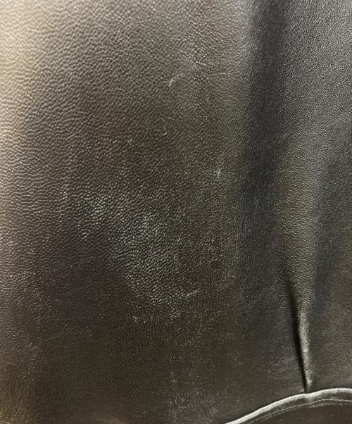 LANVIN（ランバン）LANVIN (ランバン) ラムレザーコート ブラック サイズ:F50-36の古着・服飾アイテム