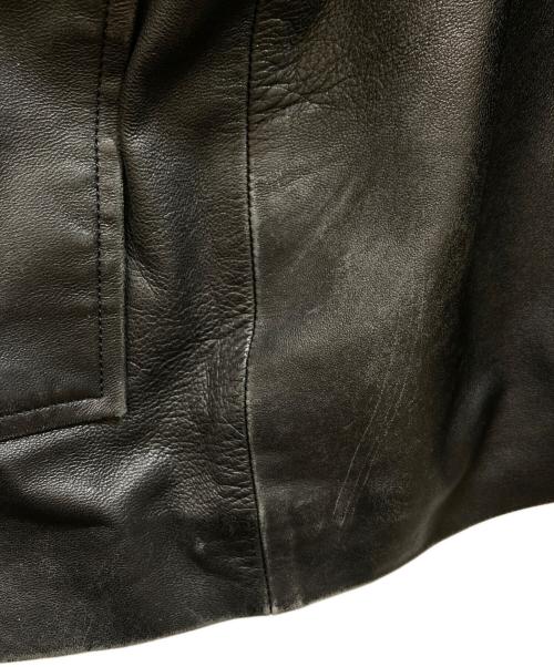 LANVIN（ランバン）LANVIN (ランバン) ラムレザーコート ブラック サイズ:F50-36の古着・服飾アイテム