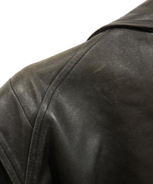 LANVIN（ランバン）LANVIN (ランバン) ラムレザーコート ブラック サイズ:F50-36の古着・服飾アイテム
