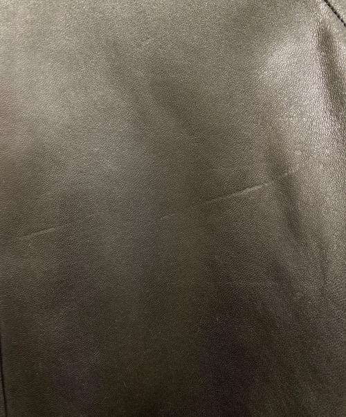 LANVIN（ランバン）LANVIN (ランバン) ラムレザーコート ブラック サイズ:F50-36の古着・服飾アイテム