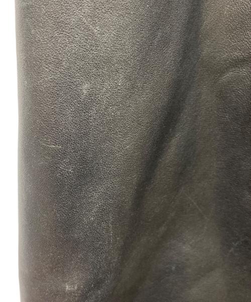 LANVIN（ランバン）LANVIN (ランバン) ラムレザーコート ブラック サイズ:F50-36の古着・服飾アイテム