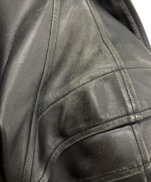 LANVIN（ランバン）LANVIN (ランバン) ラムレザーコート ブラック サイズ:F50-36の古着・服飾アイテム
