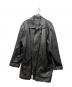 LANVIN（ランバン）の古着「ラムレザーコート」｜ブラック