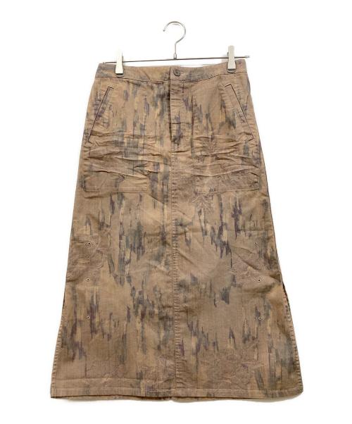 HaaT（ハート）HaaT (ハート) カモフラスカート ベージュ サイズ:2の古着・服飾アイテム