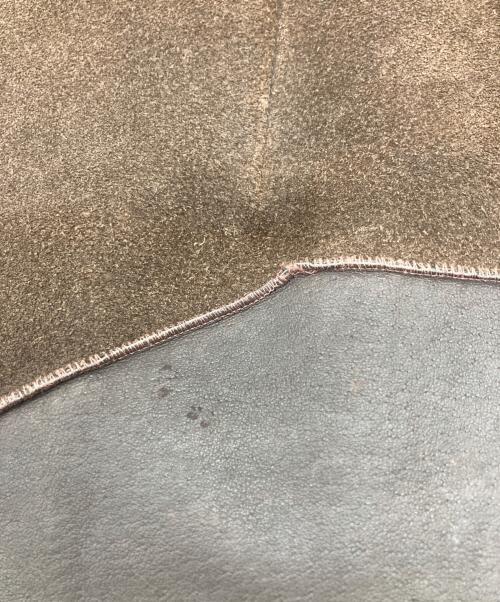 tricot COMME des GARCONS（トリココムデギャルソン）tricot COMME des GARCONS (トリココムデギャルソン) パッチワークレザースカート ブラウン サイズ:Sの古着・服飾アイテム