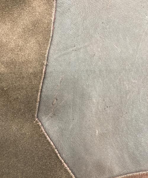 tricot COMME des GARCONS（トリココムデギャルソン）tricot COMME des GARCONS (トリココムデギャルソン) パッチワークレザースカート ブラウン サイズ:Sの古着・服飾アイテム