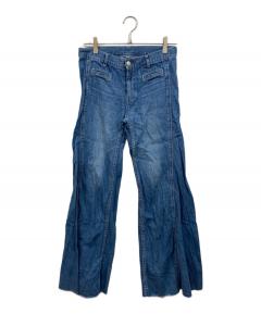 中古・古着通販】ZARA (ザラ) デニムカーゴパンツ インディゴ サイズ