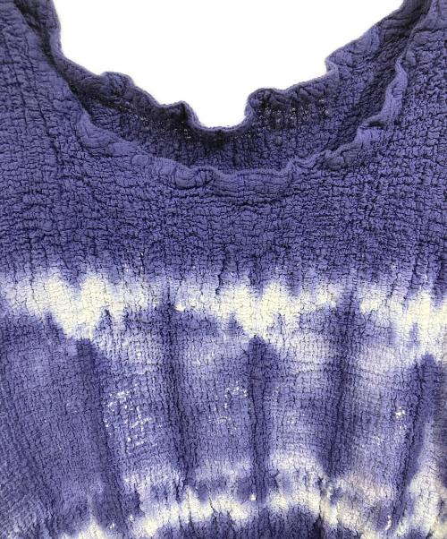 me ISSEY MIYAKE（ミーイッセイ ミヤケ）me ISSEY MIYAKE (ミーイッセイ ミヤケ) ノースリーブカットソー パープル サイズ:不明（実寸をご確認ください）の古着・服飾アイテム