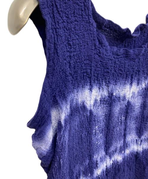 me ISSEY MIYAKE（ミーイッセイ ミヤケ）me ISSEY MIYAKE (ミーイッセイ ミヤケ) ノースリーブカットソー パープル サイズ:不明（実寸をご確認ください）の古着・服飾アイテム