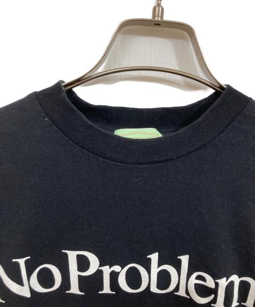 ARIES（アリーズ）ARIES (アリーズ) no problemo Ｔシャツ ブラック サイズ:	SIZE Sの古着・服飾アイテム