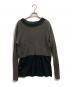 PERVERZE (パーバーズ) レイヤードカットソー ブラウン サイズ:SIZE Free：6000円