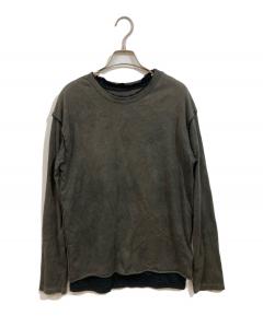 中古・古着通販】epine (エピヌ) bijou Nordic knit グレー サイズ