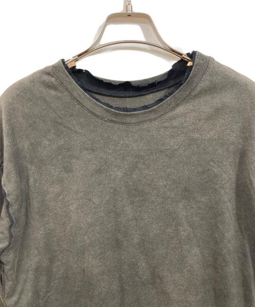 PERVERZE（パーバーズ）PERVERZE (パーバーズ) レイヤードカットソー グレー サイズ:SIZE Freeの古着・服飾アイテム