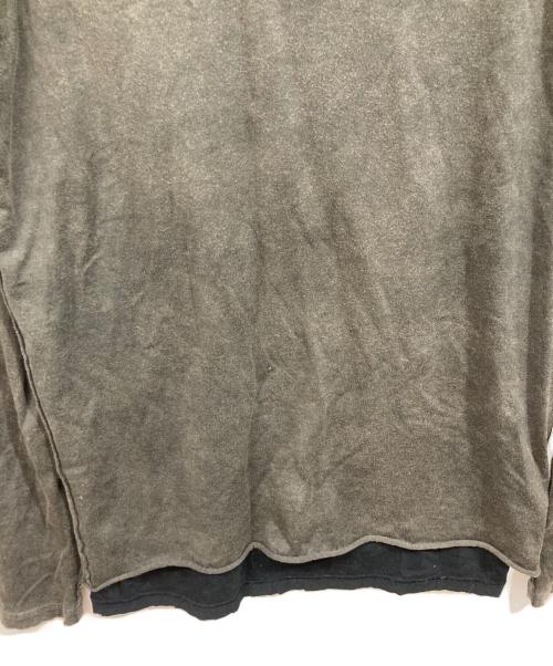 PERVERZE（パーバーズ）PERVERZE (パーバーズ) レイヤードカットソー グレー サイズ:SIZE Freeの古着・服飾アイテム