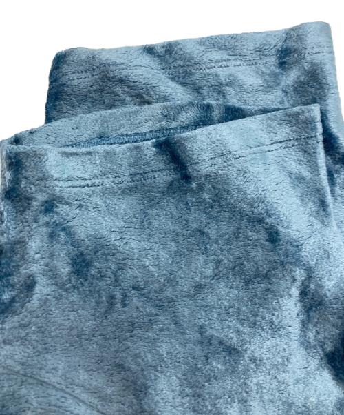BASERANGE（ベースレンジ）BASERANGE (ベースレンジ) ベロアＴシャツ ブルー サイズ:Mの古着・服飾アイテム