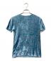 BASERANGE (ベースレンジ) ベロアＴシャツ ブルー サイズ:M：7000円
