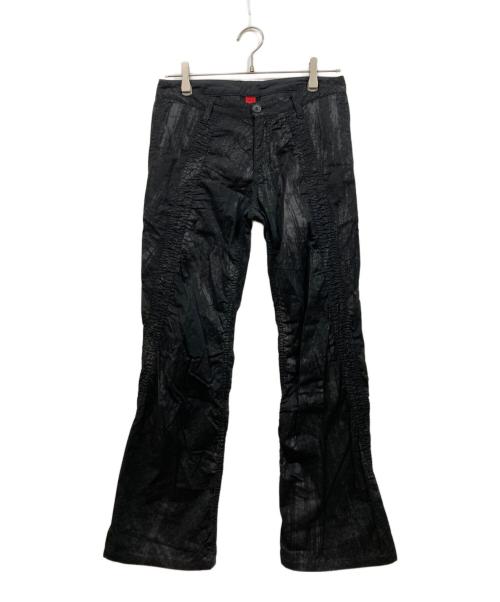 HaaT（ハート）HaaT (ハート) ストレートパンツ ブラック サイズ:	SIZE 1の古着・服飾アイテム