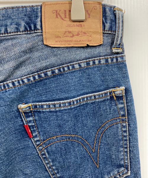 Hysteric Glamour KINKY（ヒステリックグラマー）HYSTERIC GLAMOUR KINKY (ヒステリックグラマー) パッチワーク デニムパンツ インディゴ サイズ:Sの古着・服飾アイテム