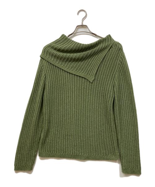 soduk（スドーク）soduk (スドーク) メッシュニット グリーン サイズ:実寸をご確認くださいの古着・服飾アイテム
