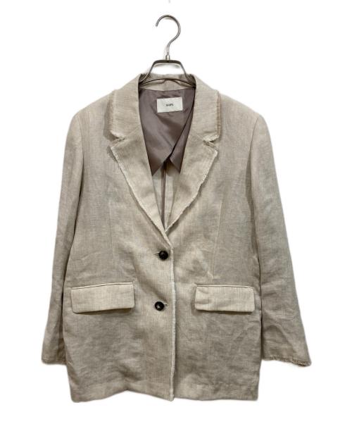 SHIPS（シップス）SHIPS (シップス) フリンジ ボクシー ジャケット ベージュ サイズ:実寸をご確認くださいの古着・服飾アイテム