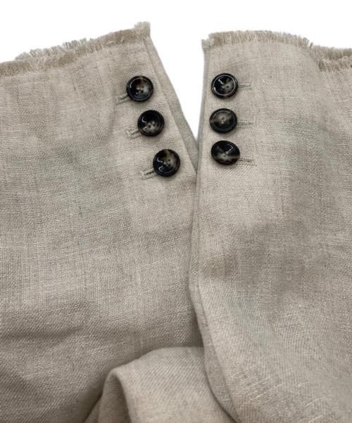 SHIPS（シップス）SHIPS (シップス) フリンジ ボクシー ジャケット ベージュ サイズ:実寸をご確認くださいの古着・服飾アイテム
