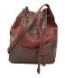 DIESEL（ディーゼル）の古着「レザー巾着バッグ」｜レッド