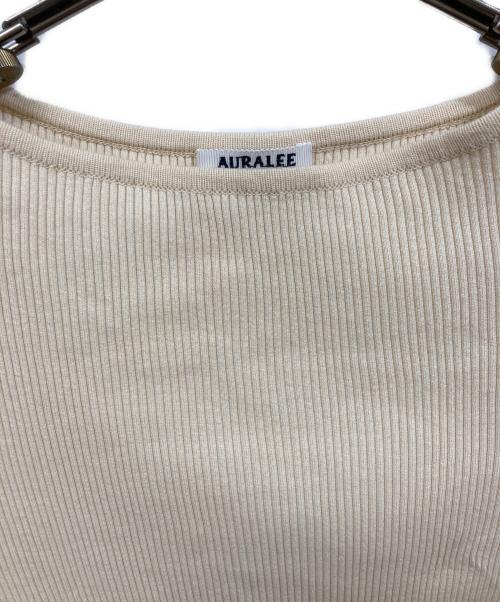AURALEE（オーラリー）AURALEE (オーラリー) Ron Herman (ロンハーマン) リブカットソー ベージュ サイズ:不明（実寸をご確認ください）の古着・服飾アイテム