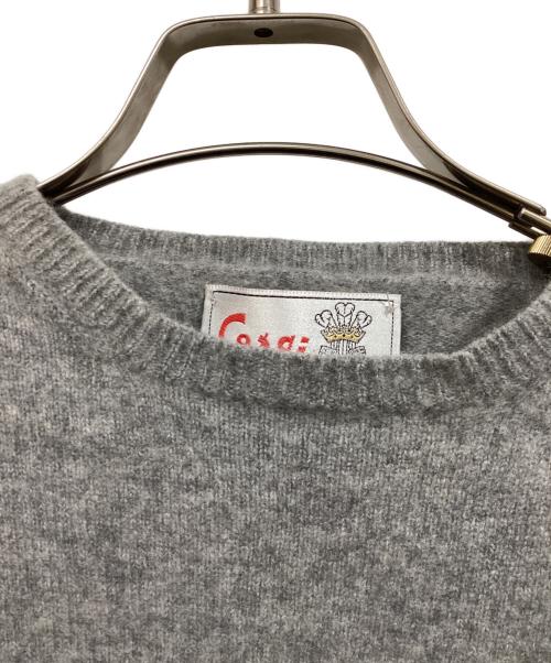 CORGI（コーギ）CORGI (コーギ) カシミヤニット グレー サイズ:SIZE XSの古着・服飾アイテム