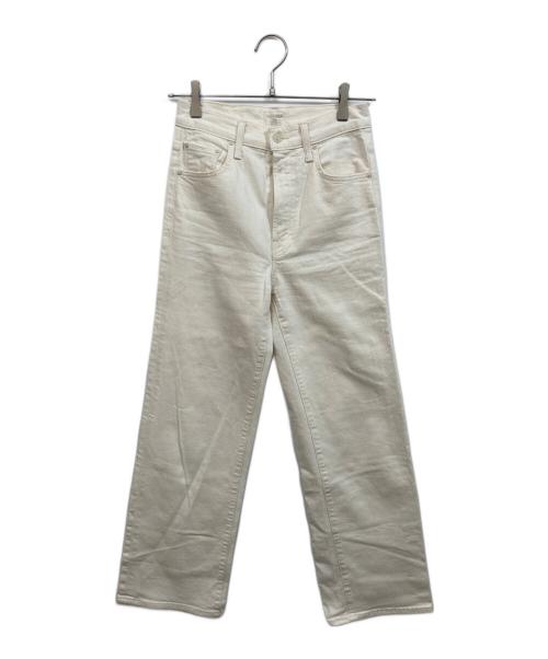 mother（マザー）mother (マザー) Ron Herman (ロンハーマン) The Rambler Zip Ankle Denim Pants ベージュ サイズ:	SIZE 24の古着・服飾アイテム