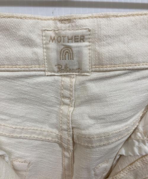 mother（マザー）mother (マザー) Ron Herman (ロンハーマン) The Rambler Zip Ankle Denim Pants ベージュ サイズ:	SIZE 24の古着・服飾アイテム