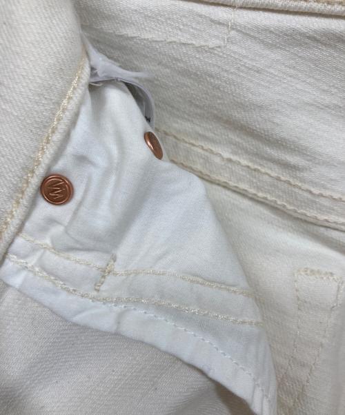 mother（マザー）mother (マザー) Ron Herman (ロンハーマン) The Rambler Zip Ankle Denim Pants ベージュ サイズ:	SIZE 24の古着・服飾アイテム