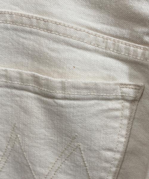mother（マザー）mother (マザー) Ron Herman (ロンハーマン) The Rambler Zip Ankle Denim Pants ベージュ サイズ:	SIZE 24の古着・服飾アイテム