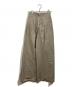 JANE SMITH（ジェーンスミス）の古着「Lace Up Wide Pants」｜ベージュ