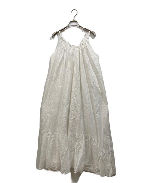 RIVE DROITE（リヴドロワ）RIVE DROITE (リヴドロワ) コットンシフォンマキシワンピース ホワイト サイズ:Fの古着・服飾アイテム