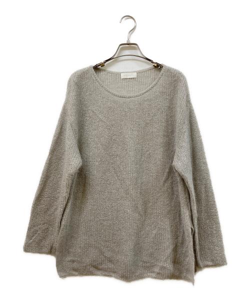 RIVE DROITE（リヴドロワ）RIVE DROITE (リヴドロワ) グリッターモヘアニット グレー サイズ:Fの古着・服飾アイテム