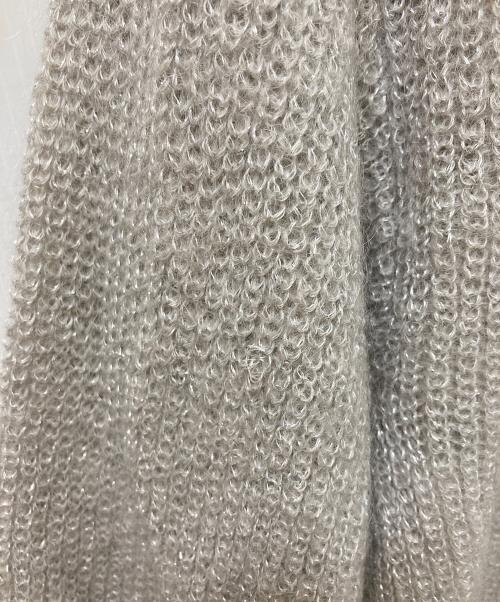 RIVE DROITE（リヴドロワ）RIVE DROITE (リヴドロワ) グリッターモヘアニット グレー サイズ:Fの古着・服飾アイテム
