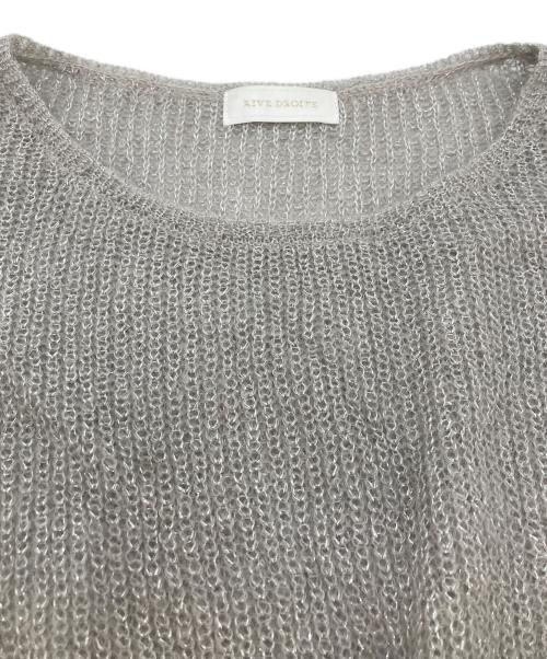 RIVE DROITE（リヴドロワ）RIVE DROITE (リヴドロワ) グリッターモヘアニット グレー サイズ:Fの古着・服飾アイテム