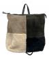 IO PELLE（イオペレ）の古着「パッチワークファーリュック」｜ベージュ