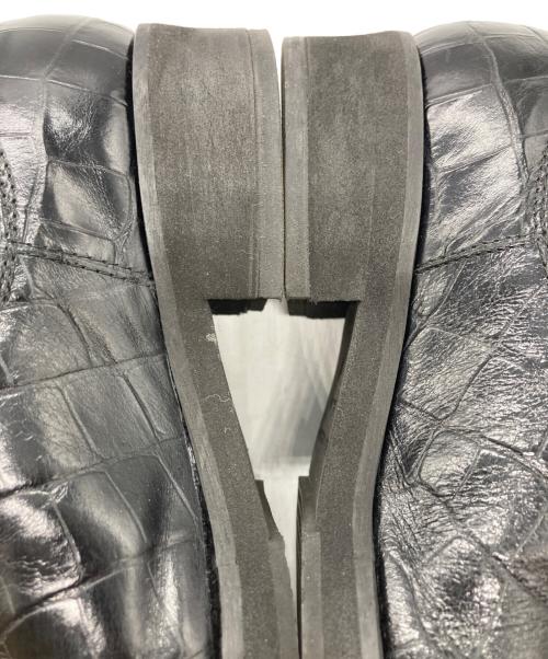 FABIO RUSCONI（ファビオルスコーニ）FABIO RUSCONI (ファビオルスコーニ) ストレッチショートブーツ ブラック サイズ:	SIZE 37の古着・服飾アイテム