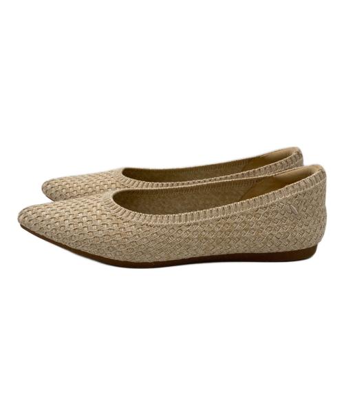 VIVAIA（ビバイア）VIVAIA (ビバイア) ニットパンプス ベージュ サイズ:SIZE 36の古着・服飾アイテム