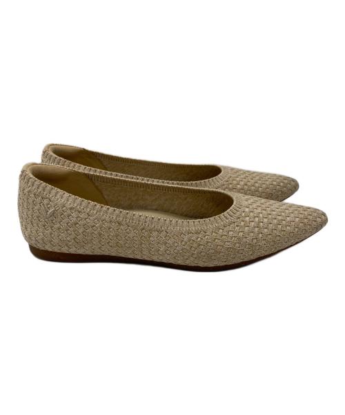 VIVAIA（ビバイア）VIVAIA (ビバイア) ニットパンプス ベージュ サイズ:SIZE 36の古着・服飾アイテム