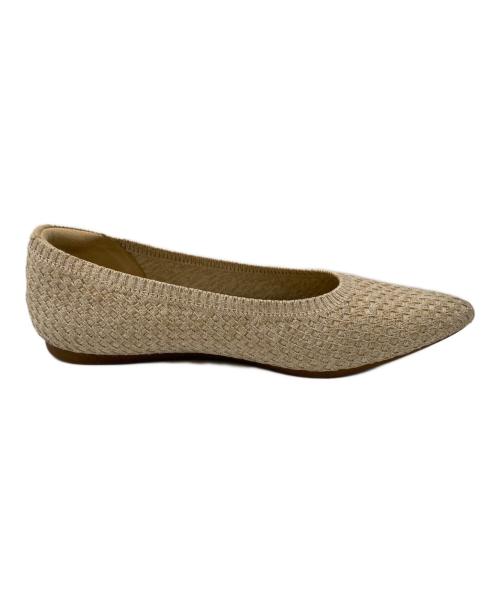 VIVAIA（ビバイア）VIVAIA (ビバイア) ニットパンプス ベージュ サイズ:SIZE 36の古着・服飾アイテム