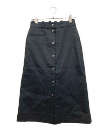 MHL（エムエイチエル）の古着「JAPANESE DENSE COTTONスカート」｜ブラック
