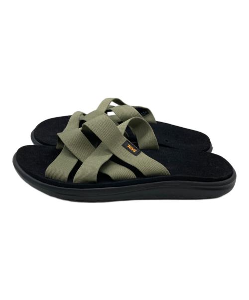 TEVA（テバ）TEVA (テバ) M VOYA SLIDE ブラック×カーキ サイズ:SIZE 27cmの古着・服飾アイテム