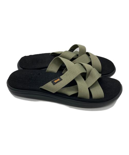 TEVA（テバ）TEVA (テバ) M VOYA SLIDE ブラック×カーキ サイズ:SIZE 27cmの古着・服飾アイテム