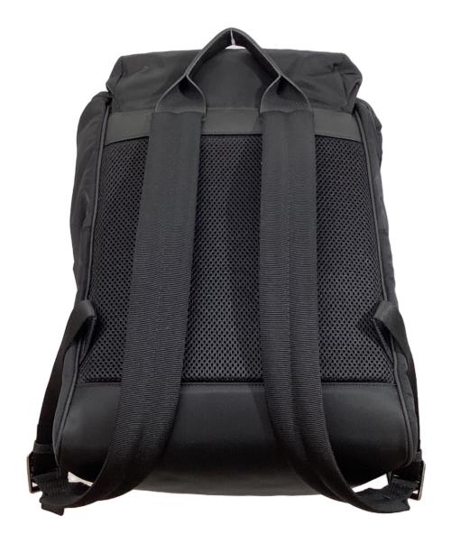 bonaventura（ボナベンチュラ）bonaventura (ボナベンチュラ) チェレステ ナイロン フラップバックパック ブラックの古着・服飾アイテム