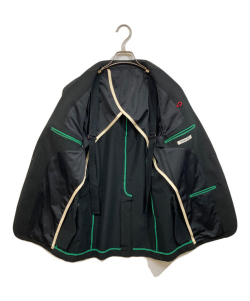 HELMUT LANG（ヘルムートラング）HELMUT LANG (ヘルムートラング) ハーネス付き2Bテーラードポリジャケット ブラック サイズ:SIZE 38の古着・服飾アイテム