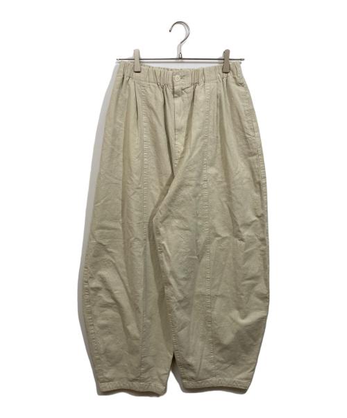 JOHNBULL（ジョンブル）JOHNBULL (ジョンブル) コットンリネン バレルパンツ ベージュ サイズ:SIZE Mの古着・服飾アイテム